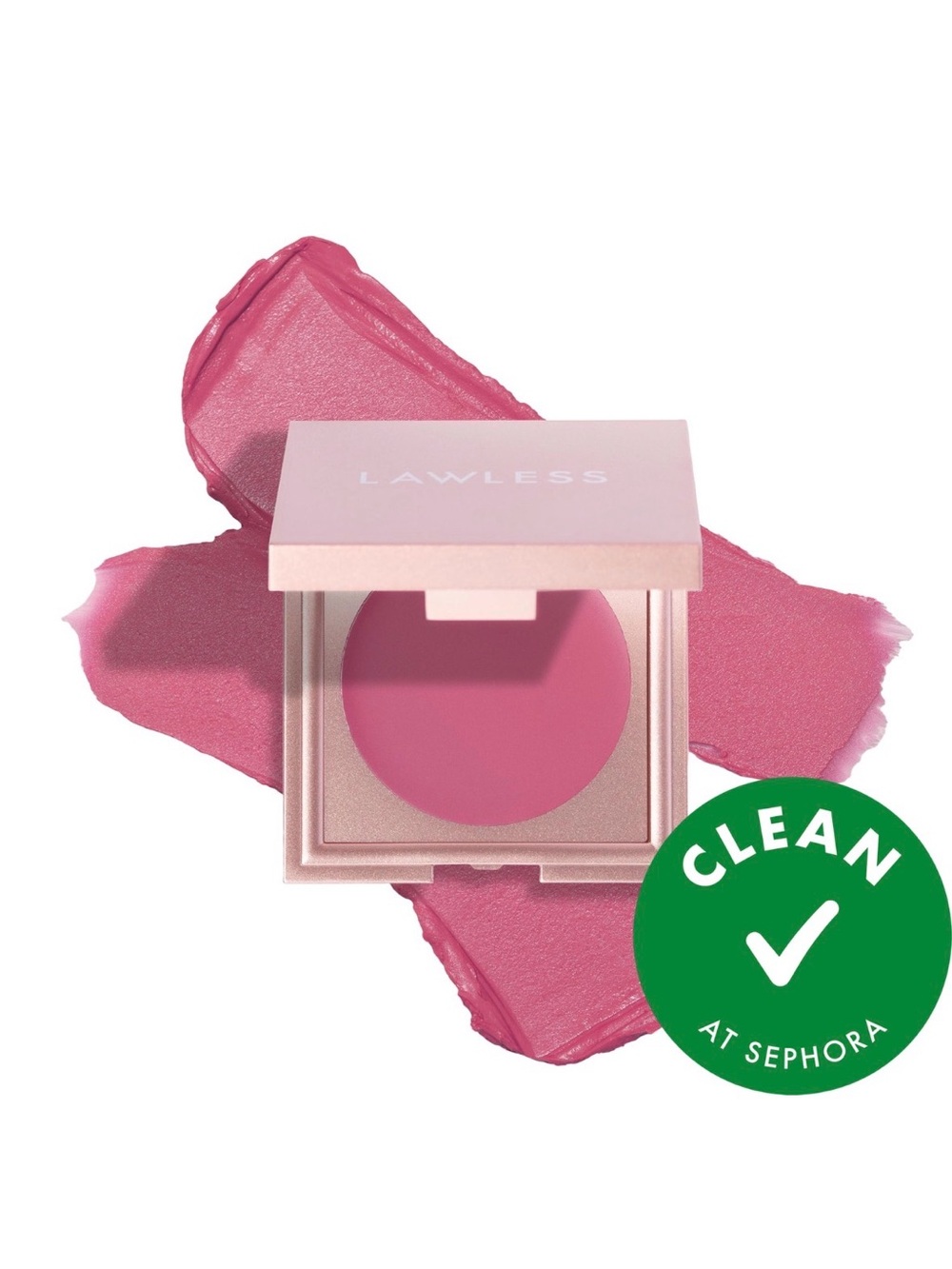 LAWLESS Cream Blush — Rosy Pink Glow